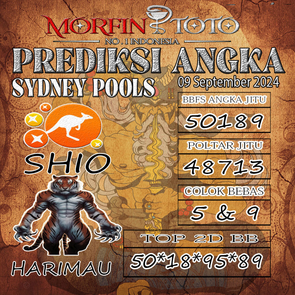 prediksi sydney